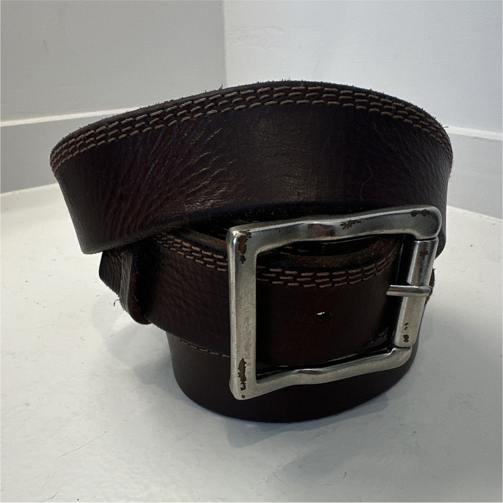 Browning Men's Brown Solid Belt Size 42 Regular